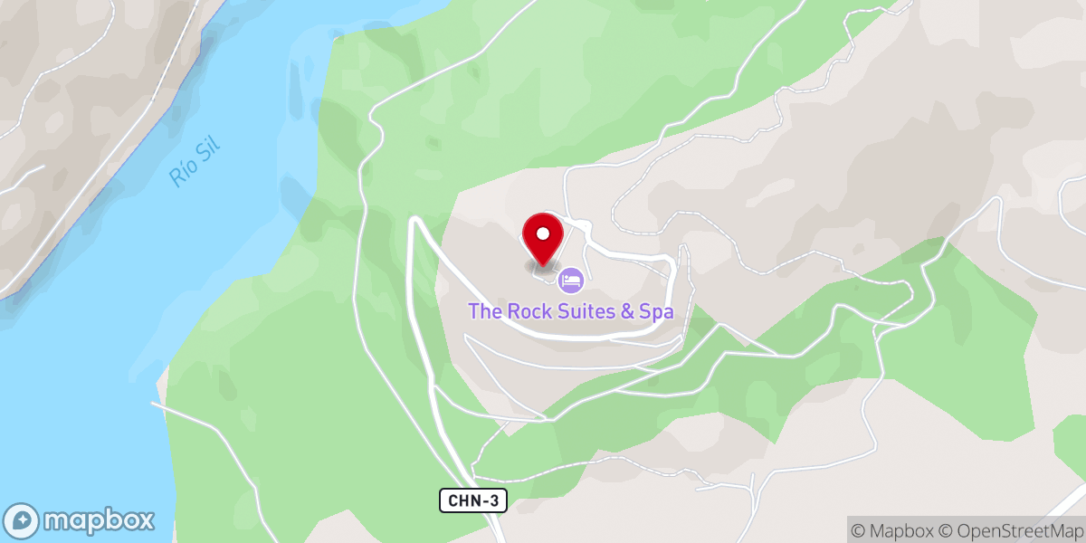 Map showing location of Santuario Virgen de la Peña