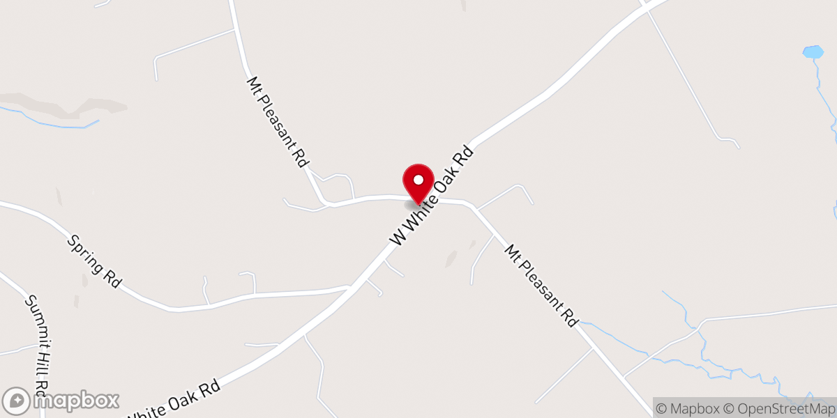 Map showing location of Mt Pleasant Mennonite Church
