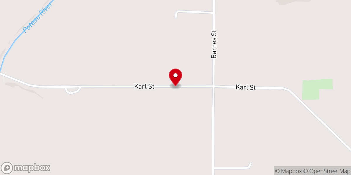 Map showing location of Christian Grove Freewill Baptist