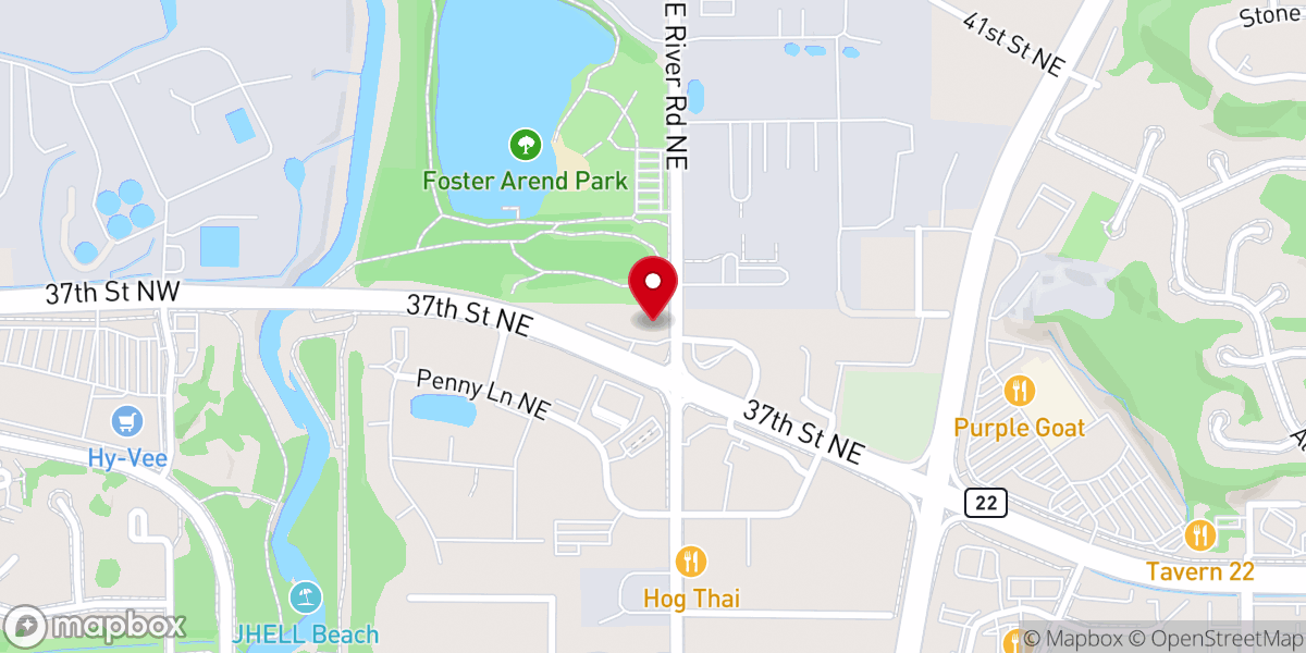 Map showing location of RCCG Jesus Embassy Parish Rochester MN