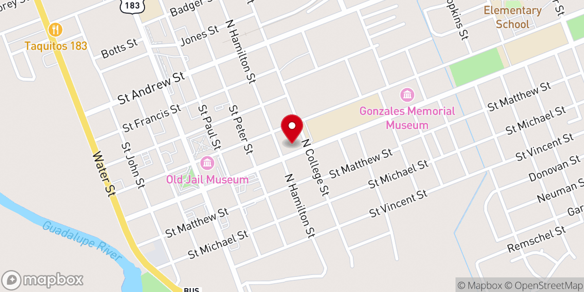 Map showing location of Episcopal Church Of The Messiah