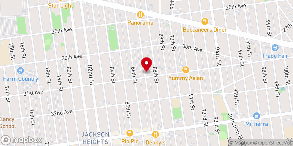 Map showing location of Atonement Lutheran Church & Pre-School