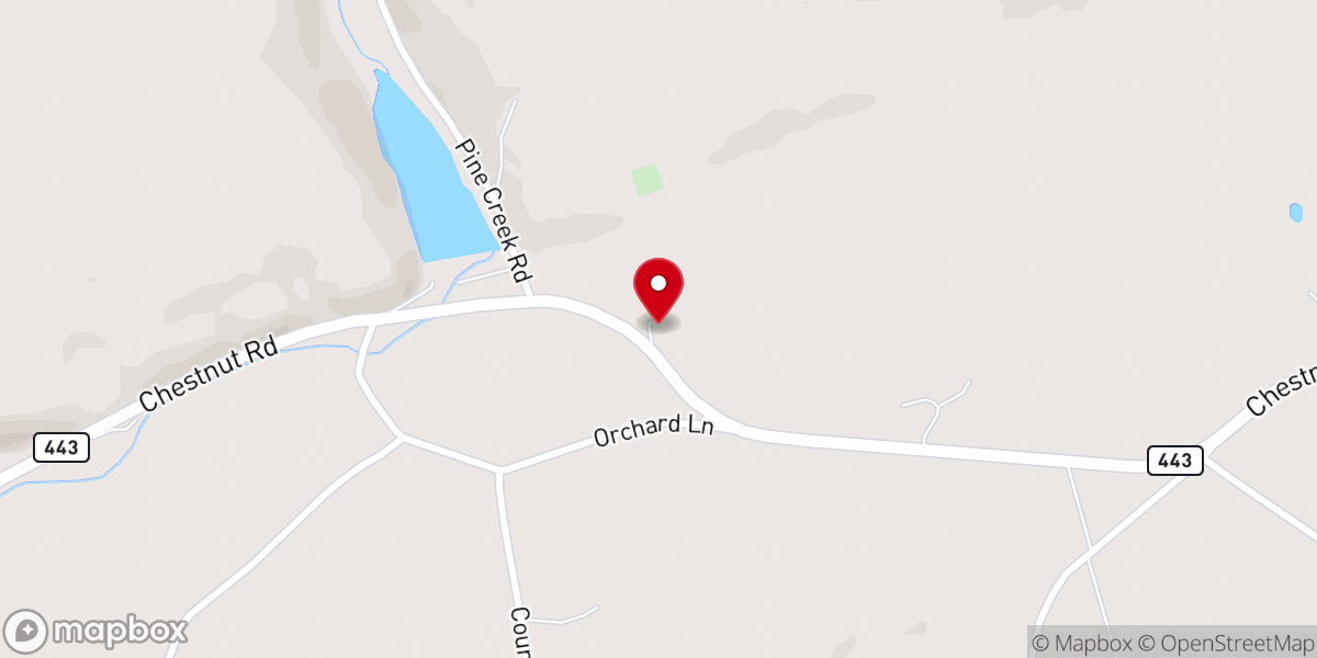 Map showing location of St. Gerwalt Church of God
