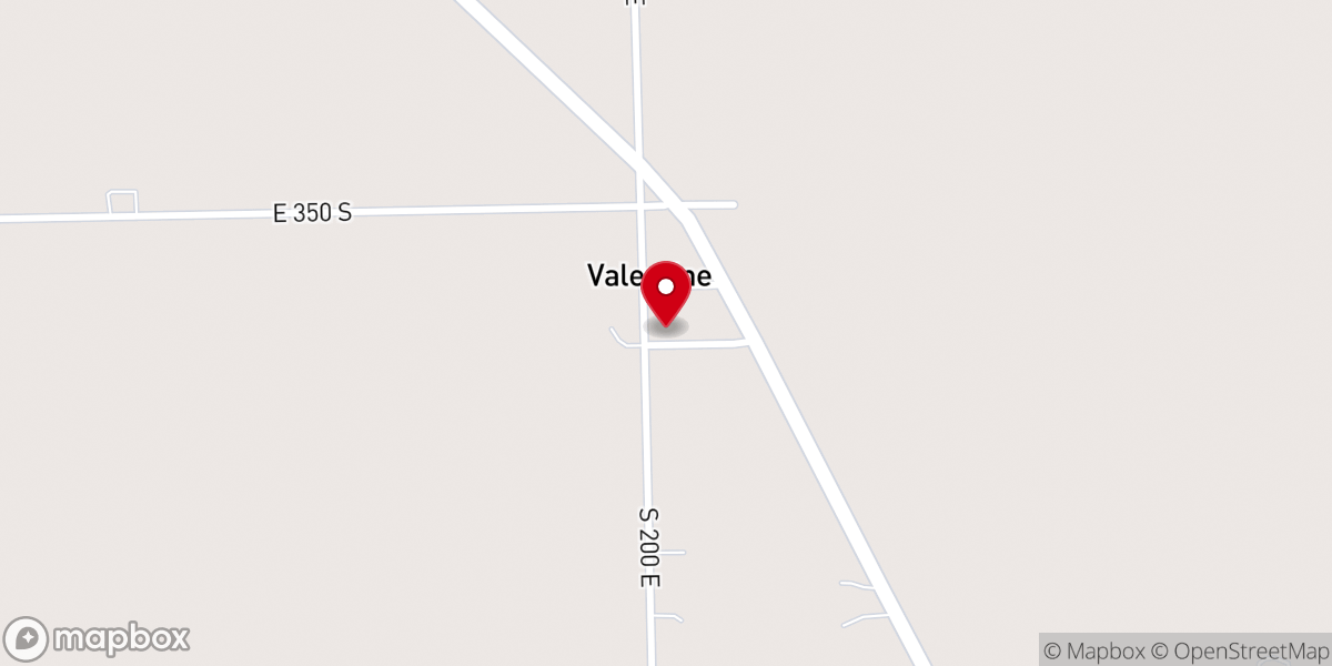 Map showing location of Mt. Olive Old Regular Baptist Church