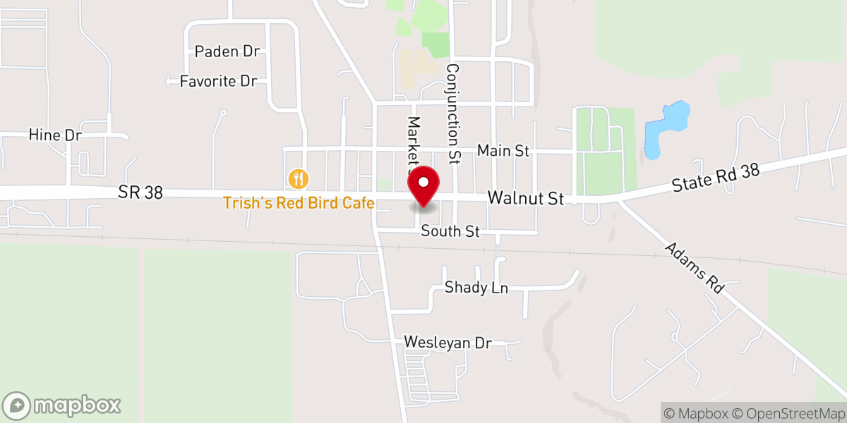Map showing location of Dayton Memorial Presbyterian