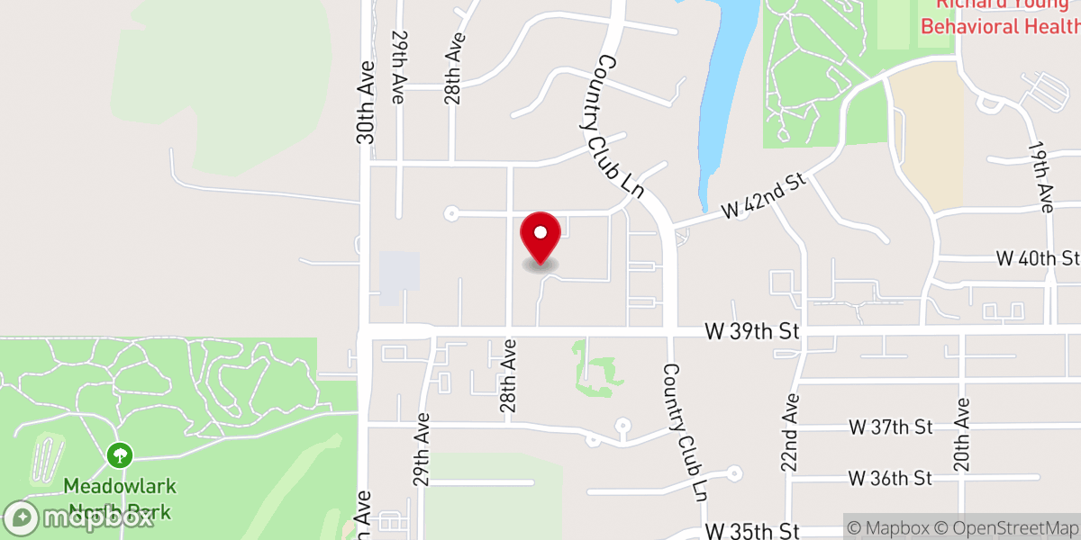 Map showing location of New Life Church