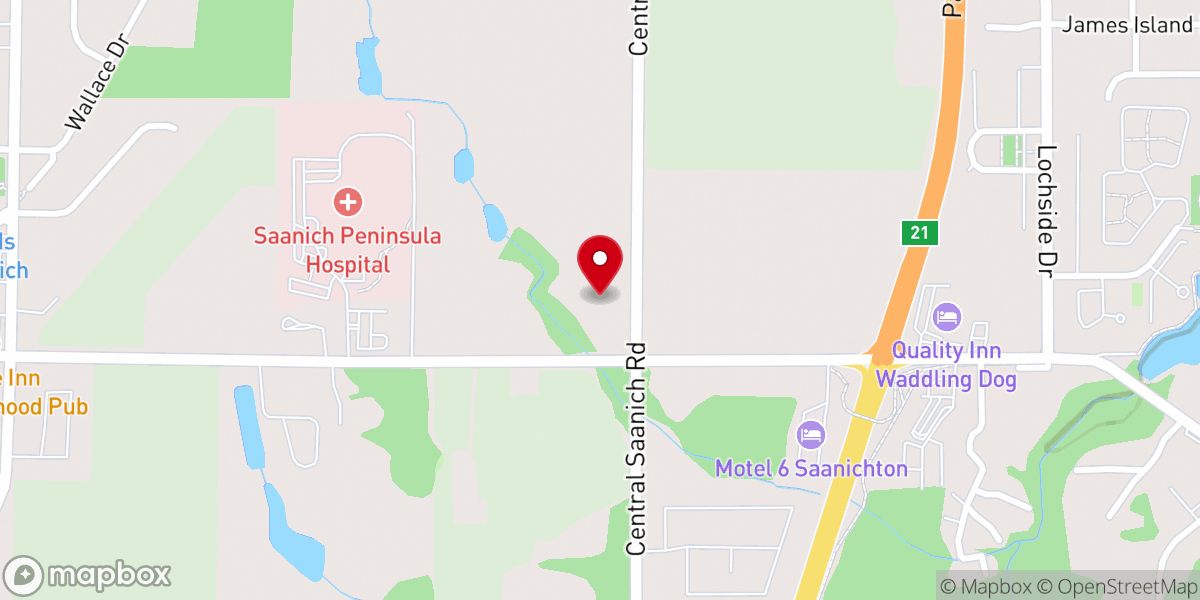 Map showing location of Friendship Community Church