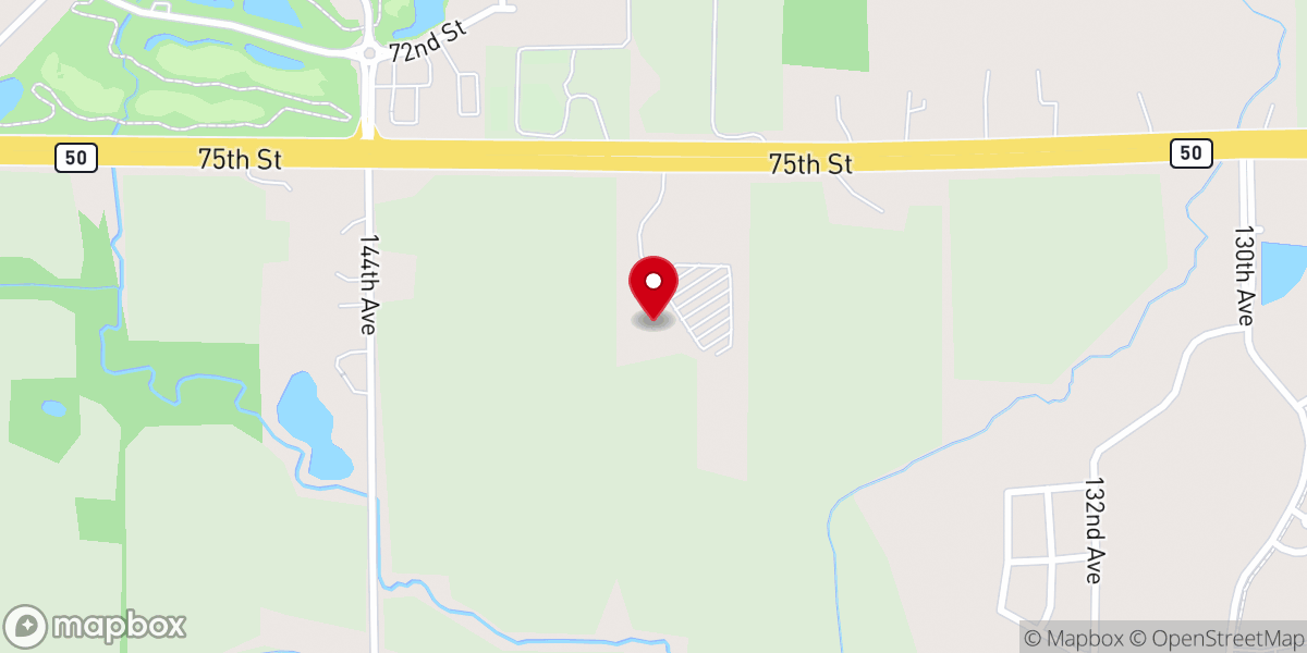 Map showing location of CrossWay Community Church