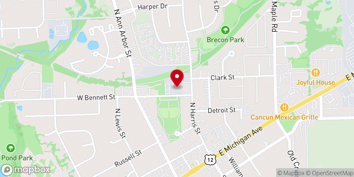 Map showing location of Living Waters Ministry