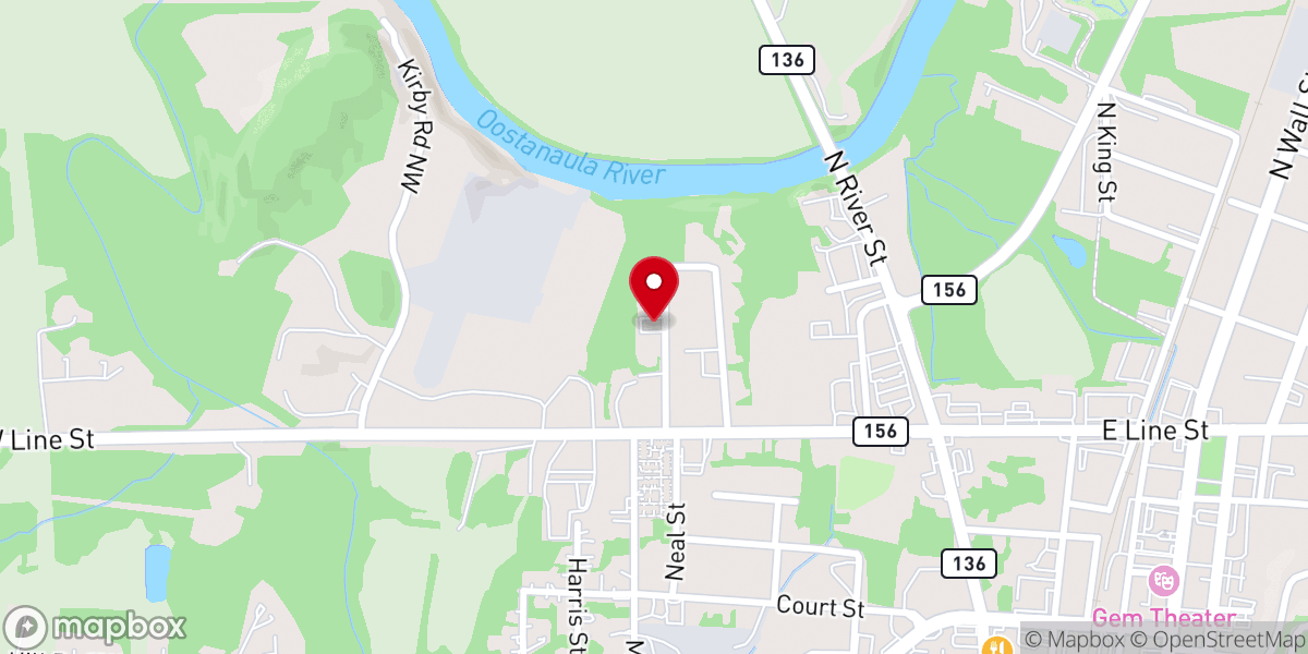 Map showing location of Faith Moves Maranatha Church