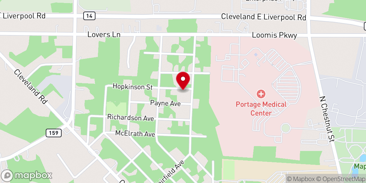 Map showing location of New Life Faith Ministries