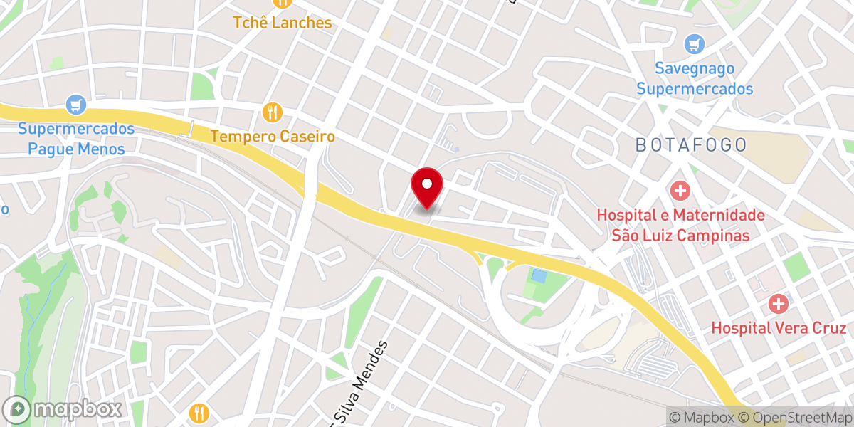 Map showing location of Igreja Batista Vida Nova