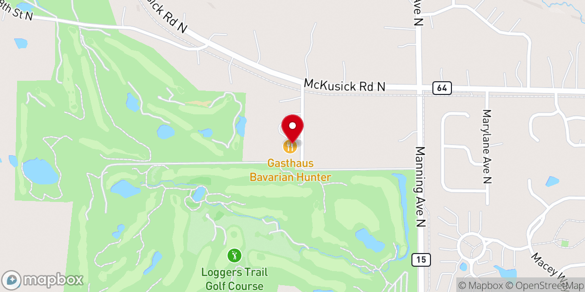 Map showing location of Gasthaus Bavarian Hunter