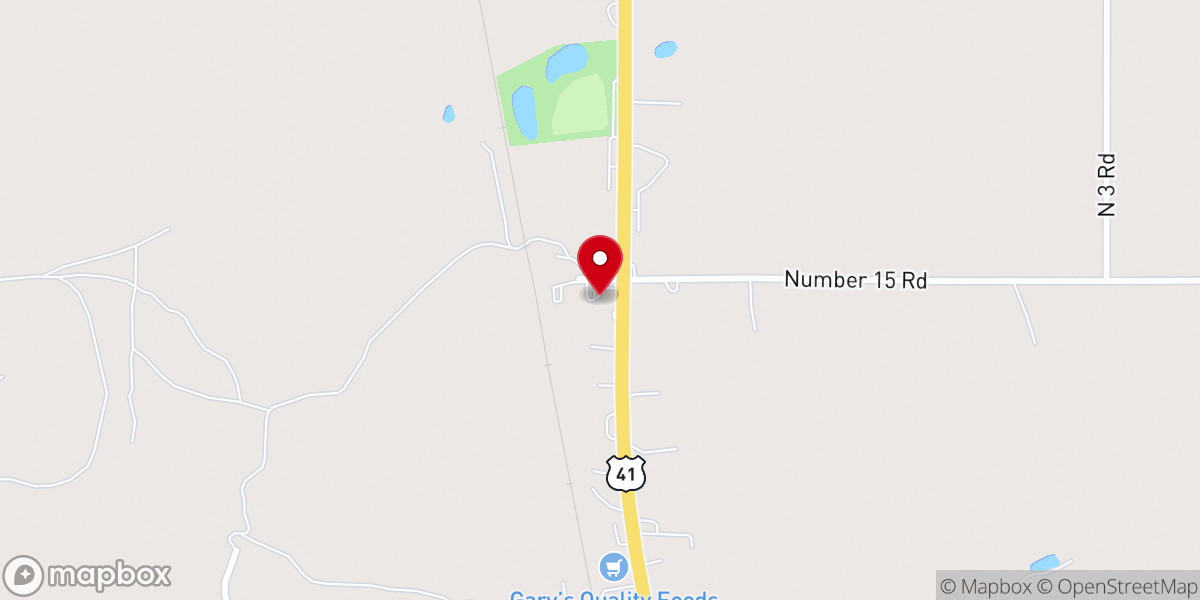 Map showing location of Gethsemane Lutheran Church (ELCA)