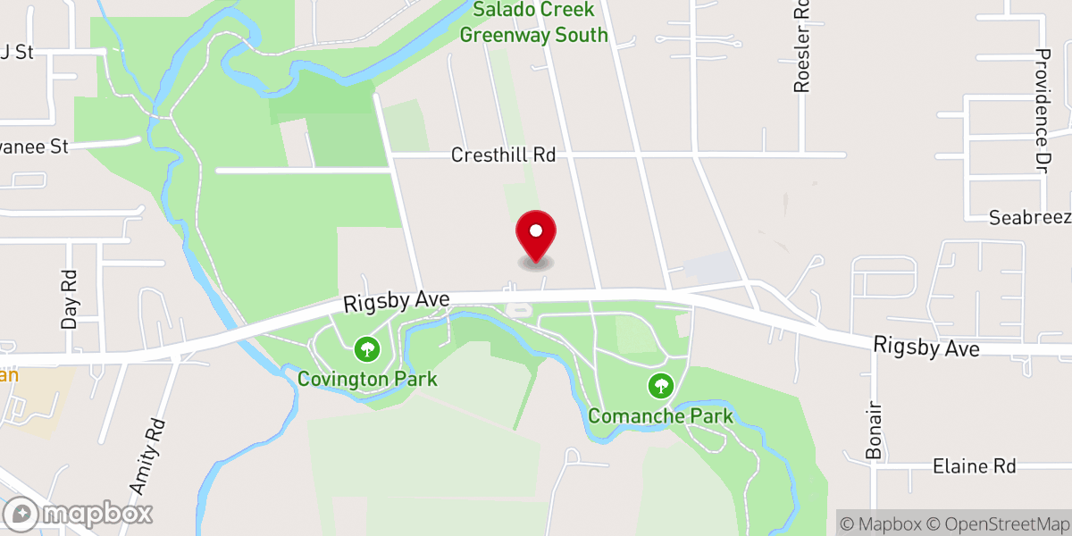 Map showing location of Renewed Life Ministries