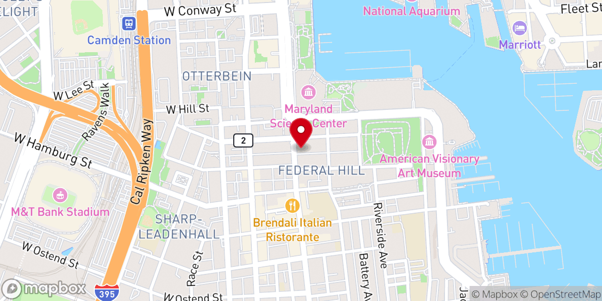 Map showing location of Light of the Gospel Church