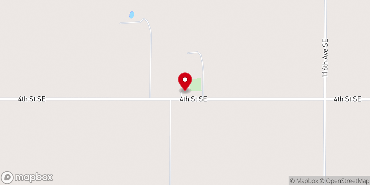 Map showing location of Saron Evangelical Free Church