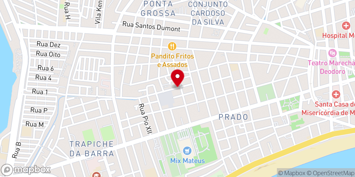 Map showing location of Igreja Evangelica Pentecostal De Jesus Cristo Ministério Do Avivamento