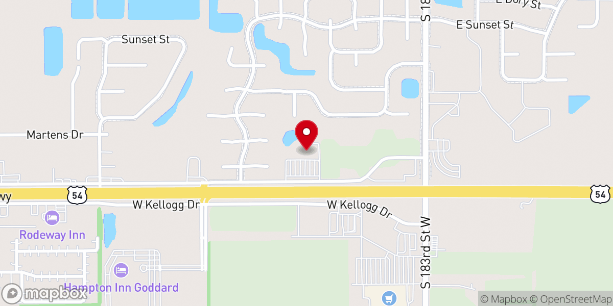 Map showing location of Pathway Church Goddard