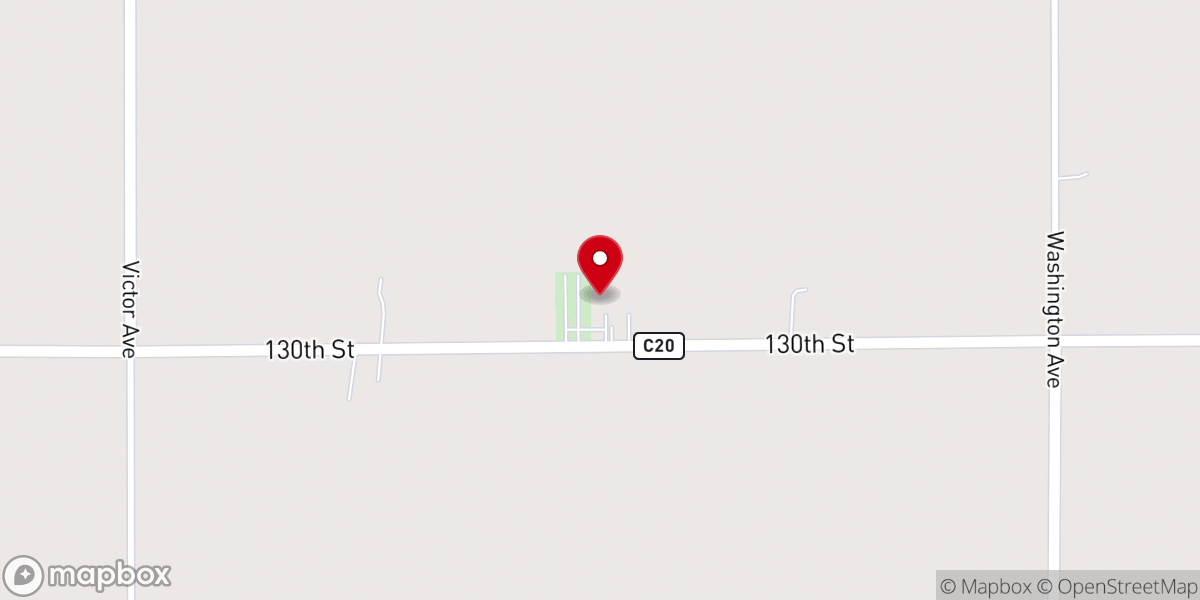 Map showing location of Immanuel Reformed Church