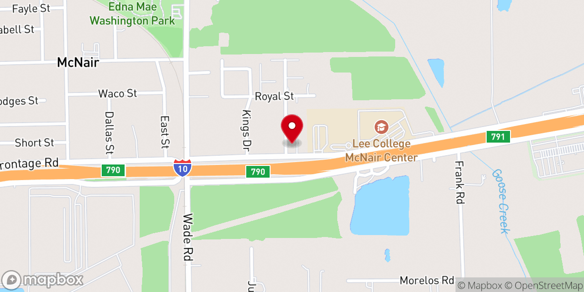 Map showing location of Holy Family Catholic Church
