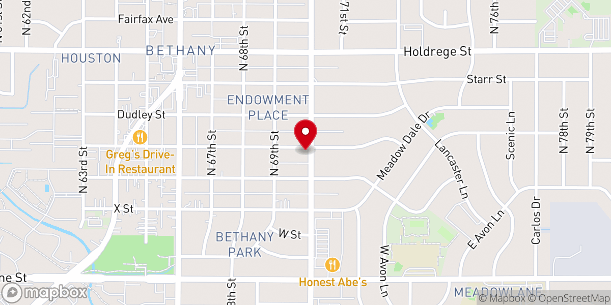 Map showing location of Faith with Works Foundation