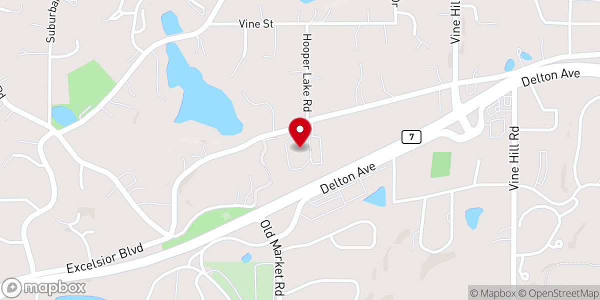 Map showing location of Excelsior Covenant Church