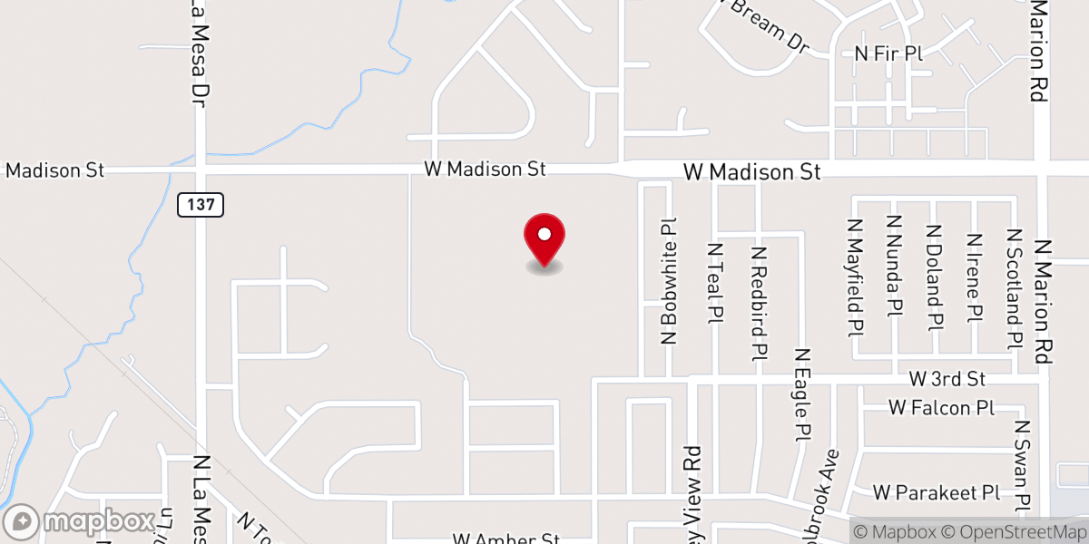 Map showing location of Great Plains Ministry Inc