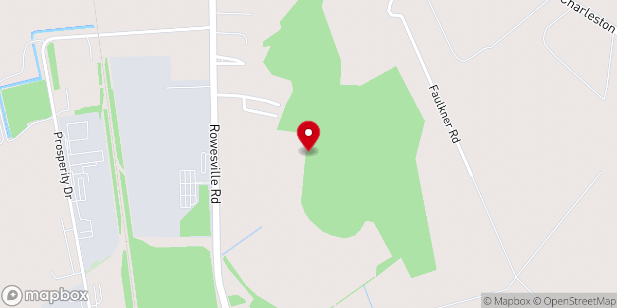 Map showing location of St Paul Baptist Church Orangeburg