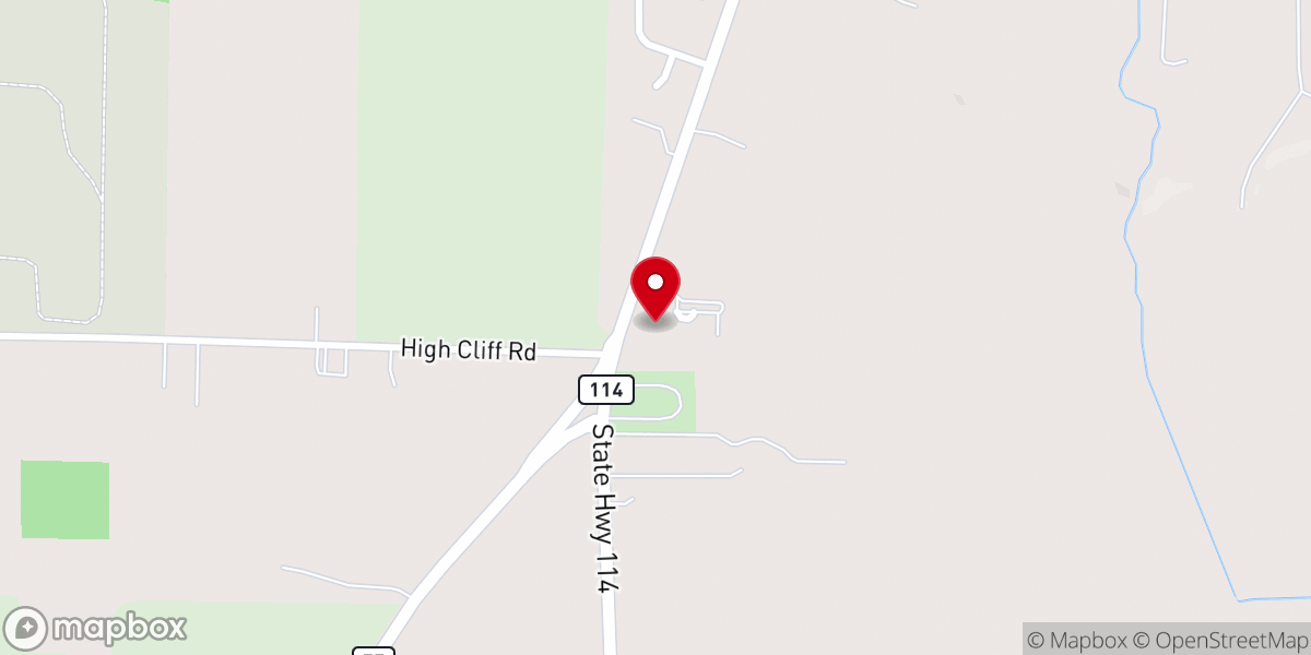 Map showing location of Christ the King Lutheran Church ELCA