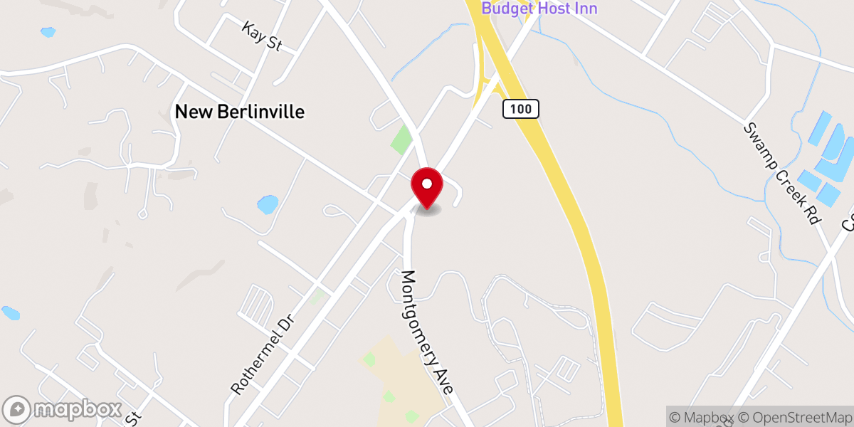 Map showing location of Living Faith Lutheran Church