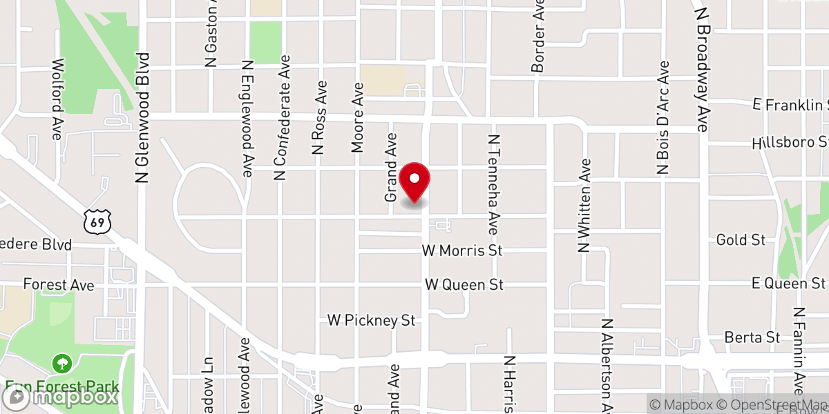 Map showing location of Church of the Living God