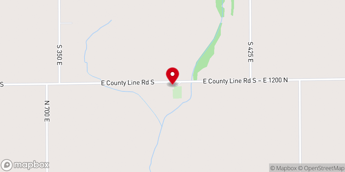 Map showing location of Bentonville/Ebenezer Church