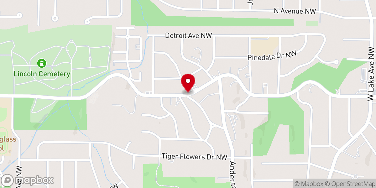 Map showing location of Newberry Chapel African Methodist Episcopal Church
