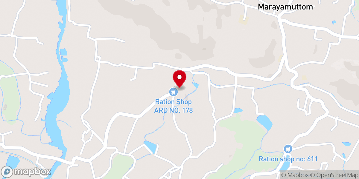 Map showing location of St. George Roman Catholic Church Irumpil