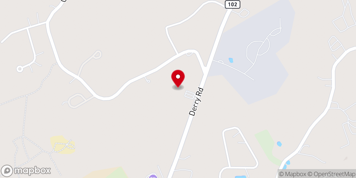 Map showing location of Tabernacle Baptist Church