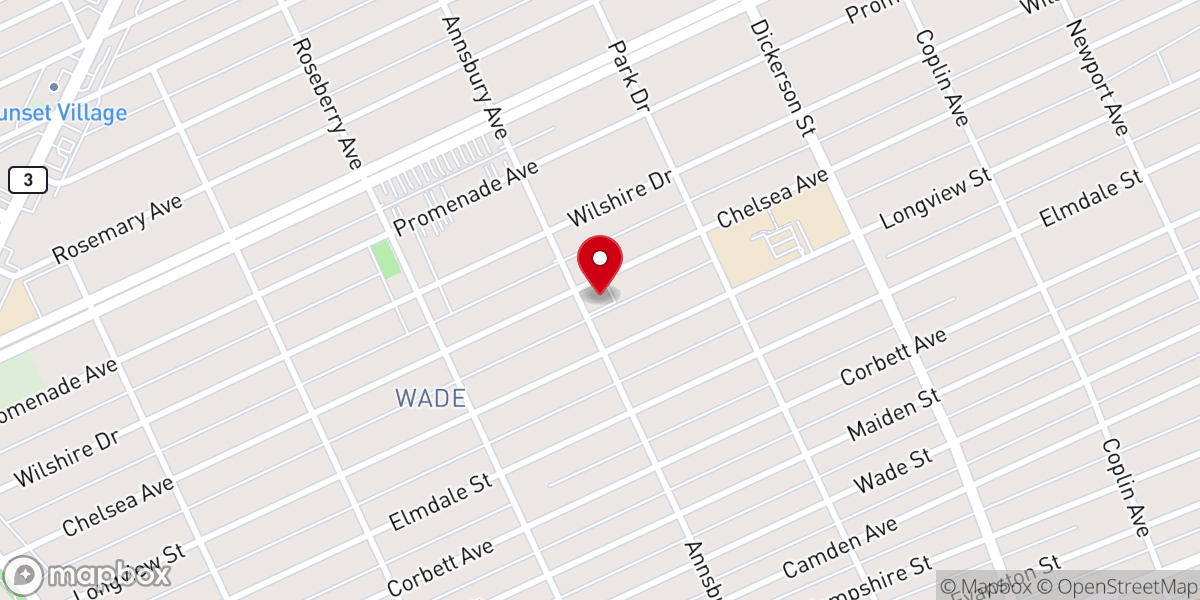 Map showing location of Silver Star Baptist Church