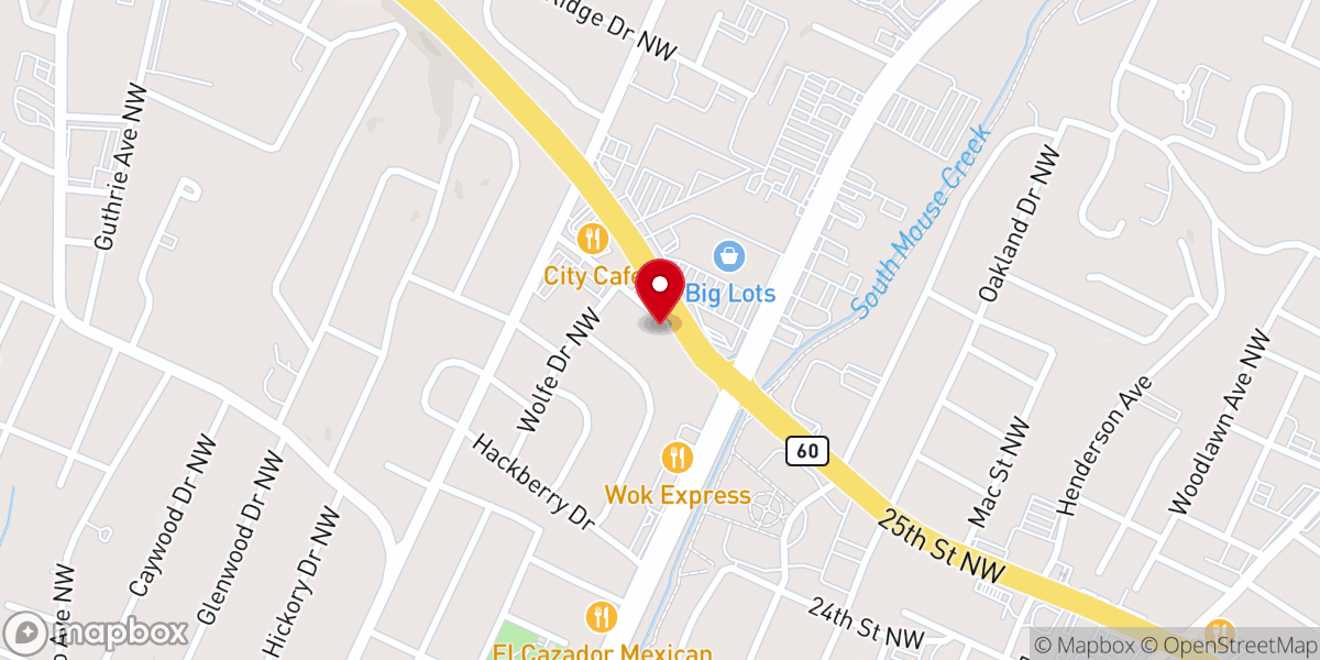 Map showing location of Calvary Institute of Biblical Studi Es