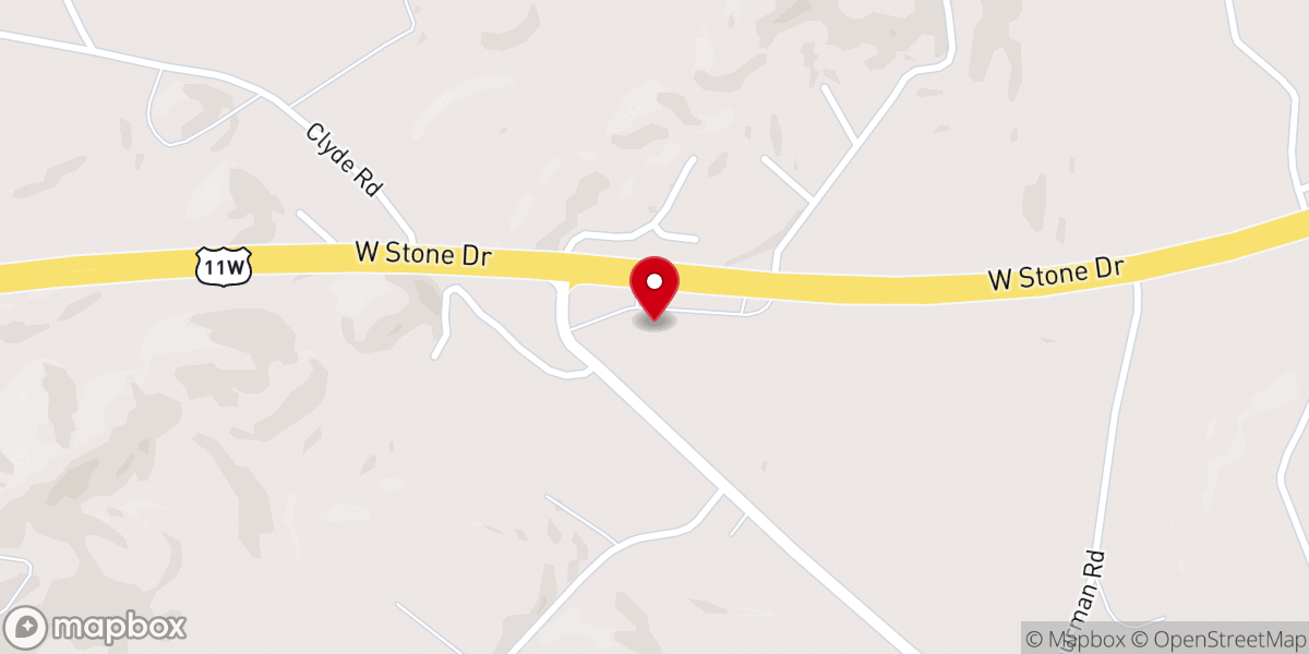 Map showing location of Hope Community Church