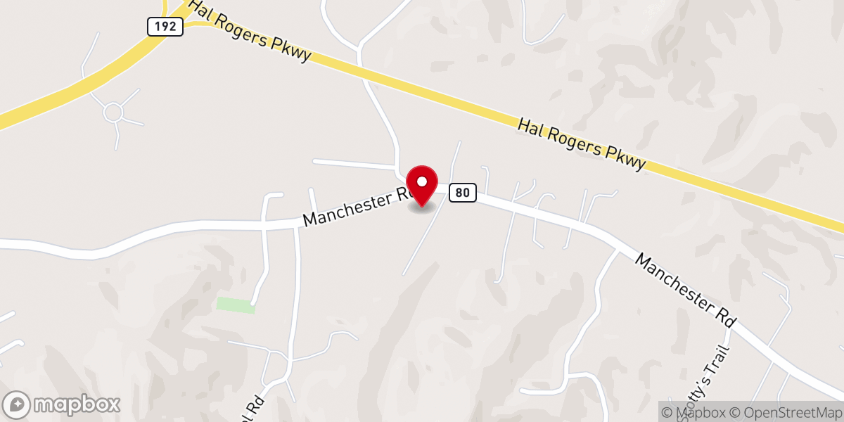Map showing location of Mt Zion Church of Christ