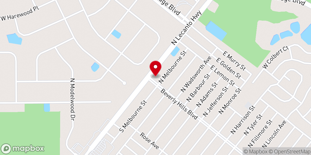 Map showing location of Beverly Hills Bilingual Church Iglesia Pan de Vida