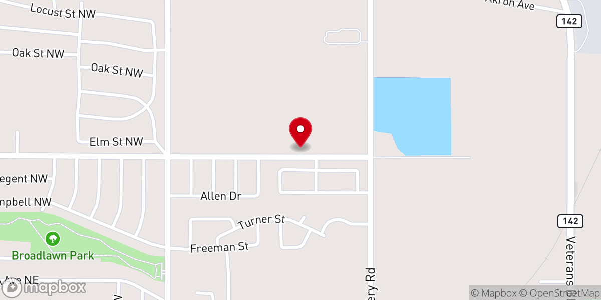 Map showing location of Ardmore Community of Christ