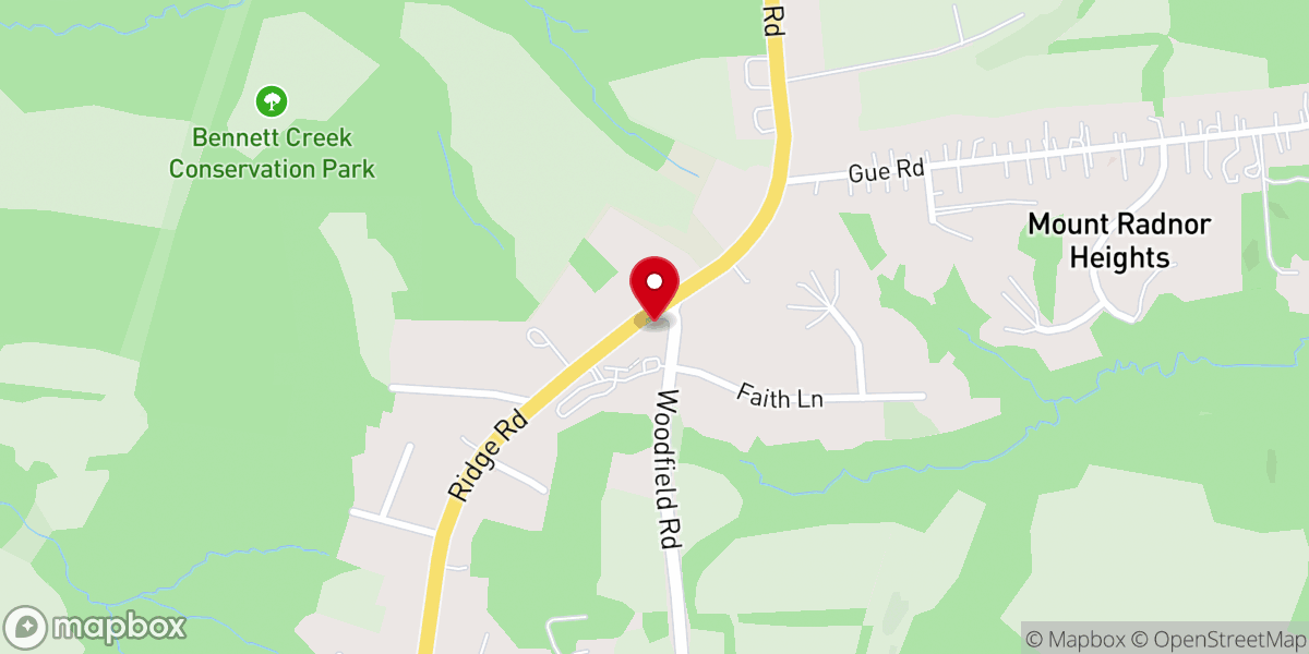 Map showing location of Celebrate Recovery