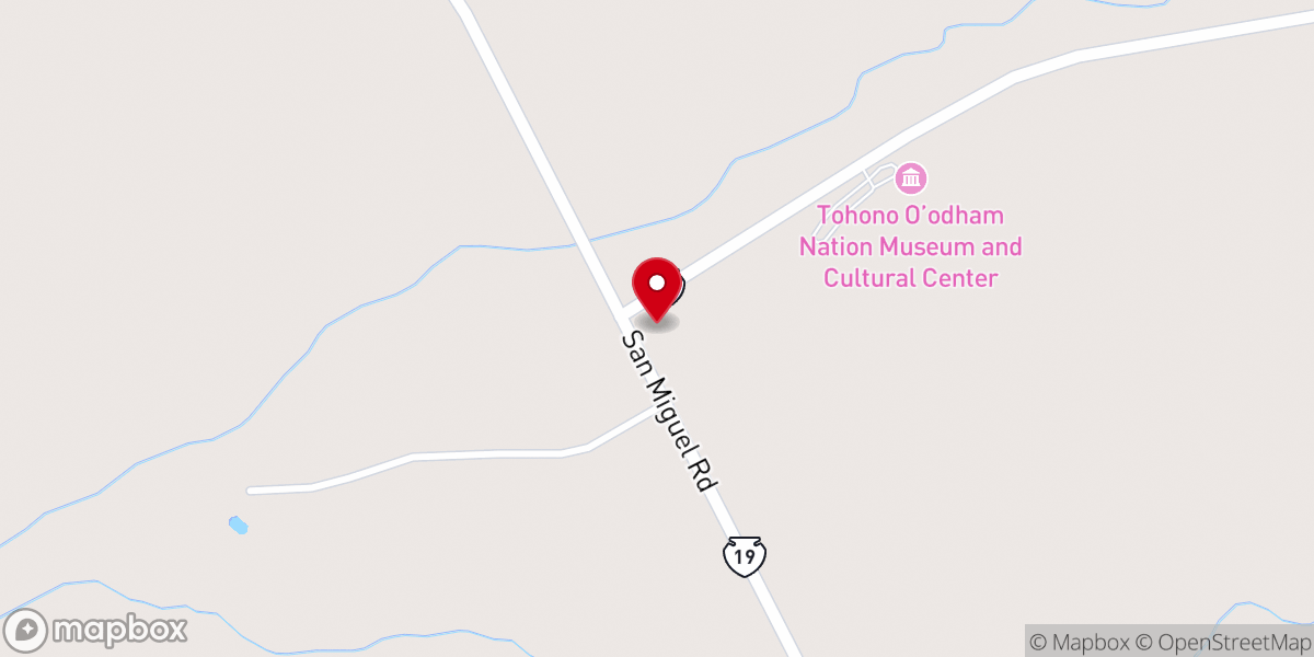Map showing location of Baboquivari District Office