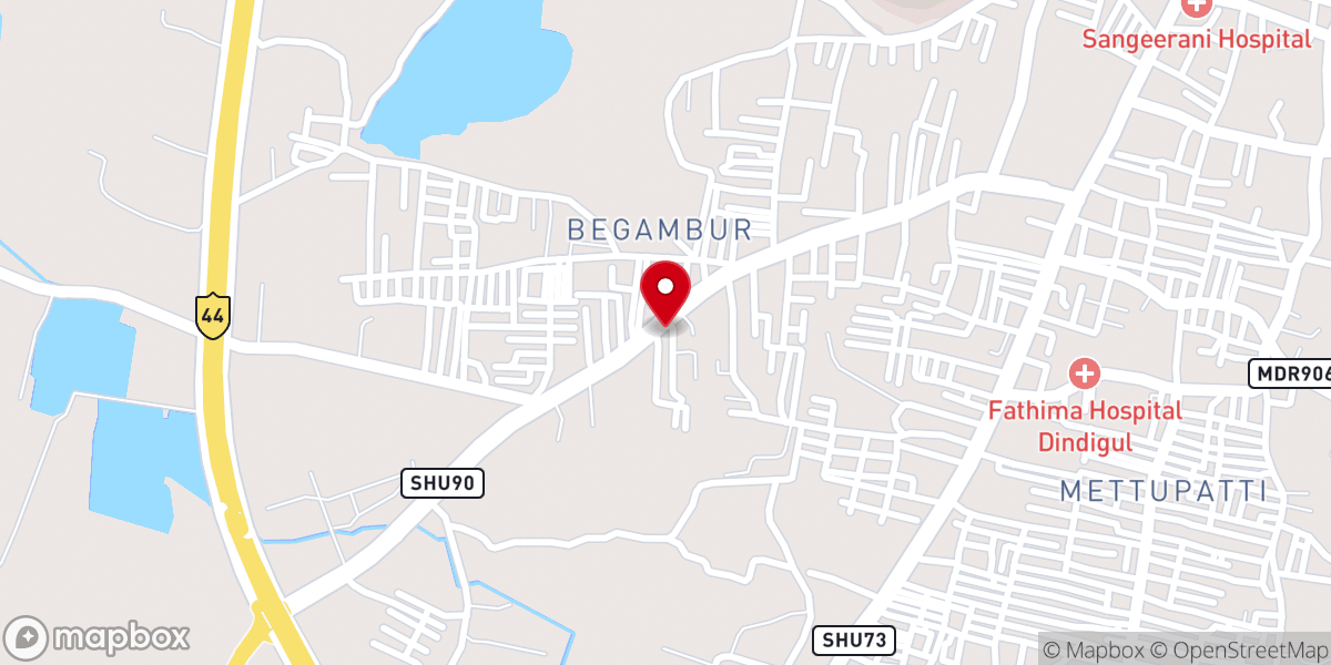 Map showing location of புனித அந்தோனியார் ஆலயம்