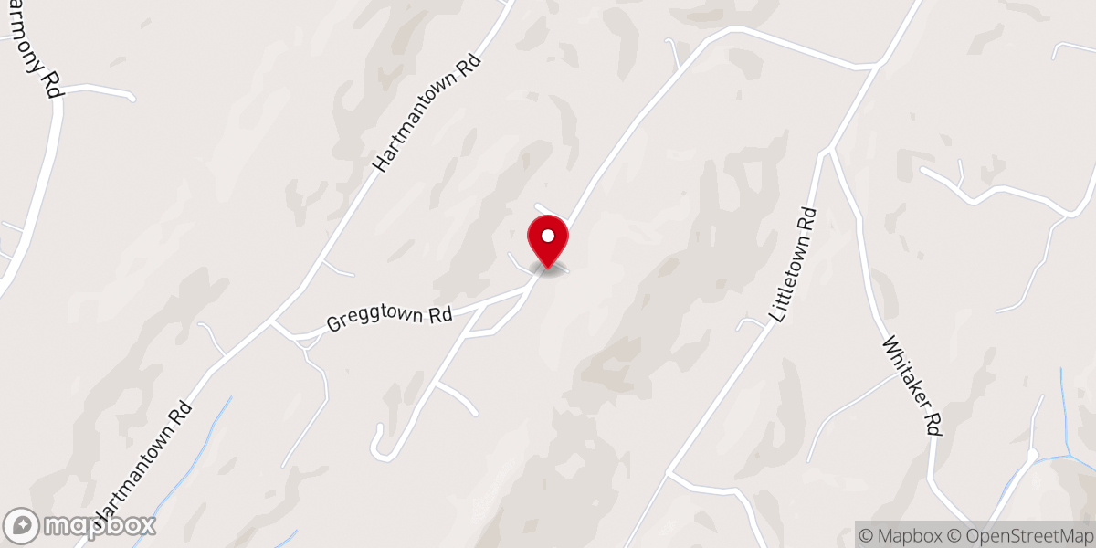 Map showing location of Gragg Chapel