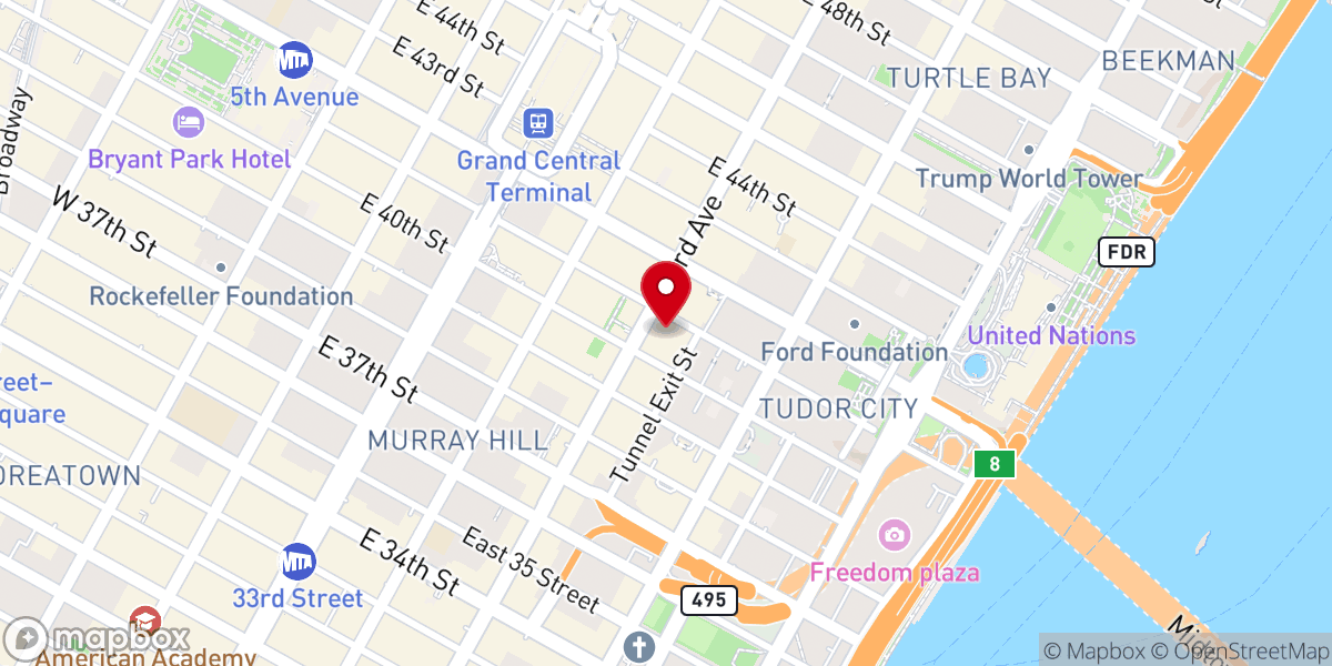Map showing location of Heritage Baptist Church