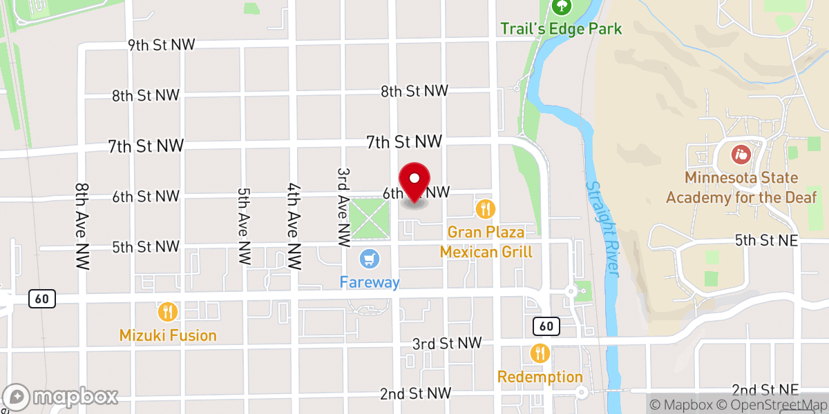 Map showing location of Cathedral-Our Merciful Saviour