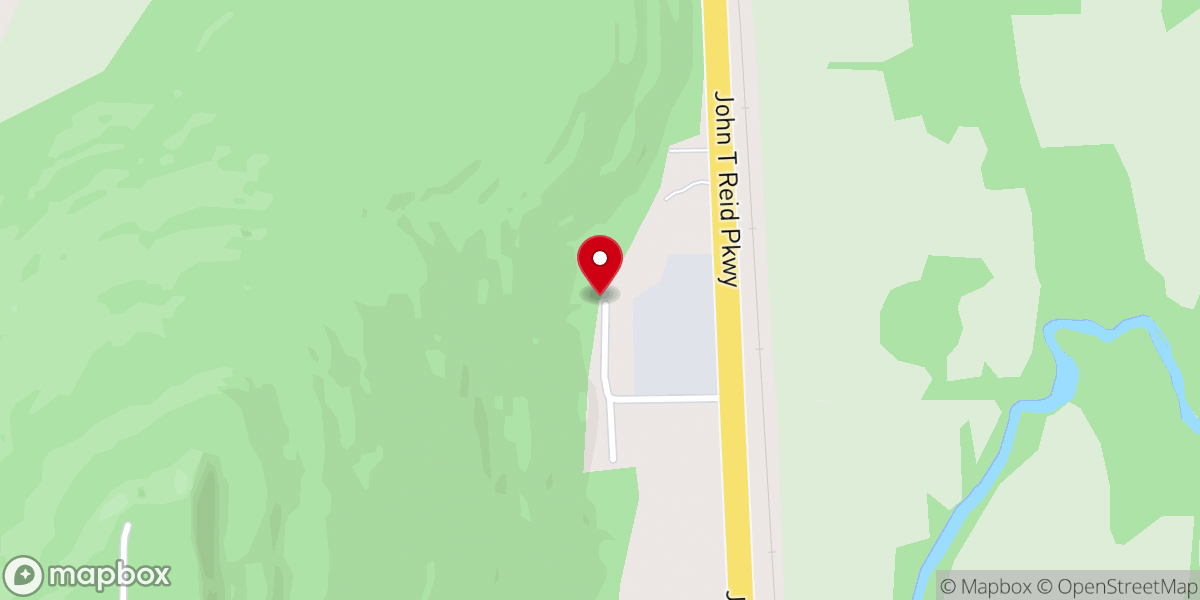 Map showing location of Antioch Church