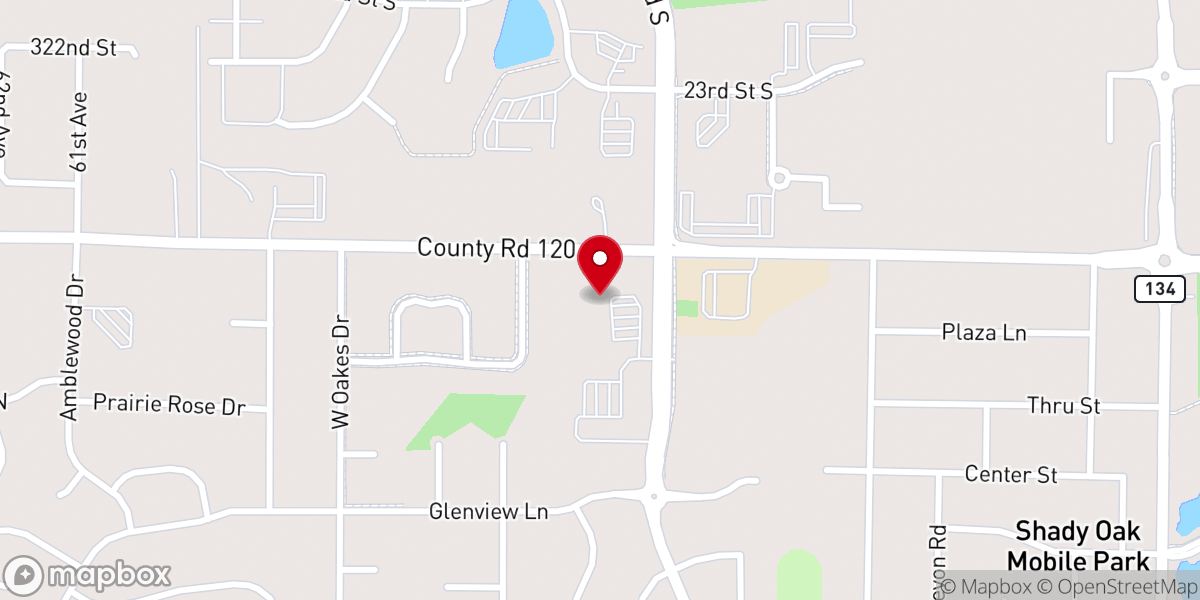Map showing location of Love of Christ Lutheran Church LCMS